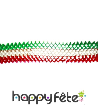 Guirlande iris drapeaux de l'Italie