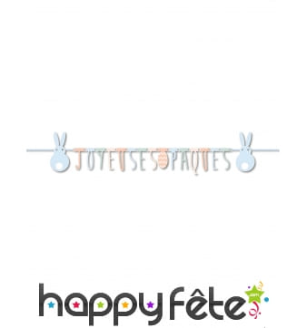 Guirlande Joyeuses Paques lapin