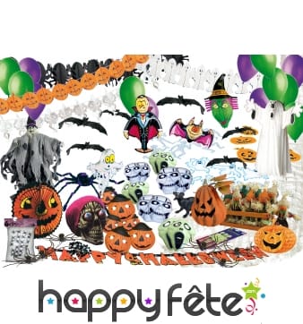 Grand kit de décoration pour halloween