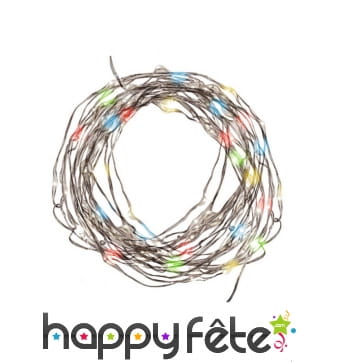 Guirlande led multicolore de 5m