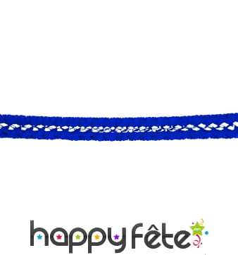 Guirlande plume bleu