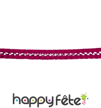 Guirlande plume bordeaux