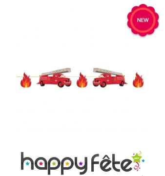 Guirlande Pompier de 3m