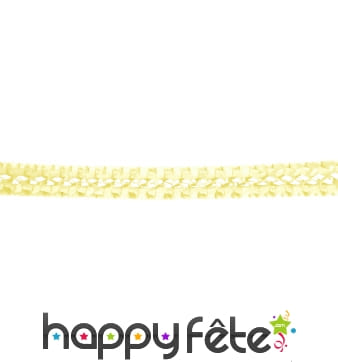 Guirlande plume ivoire