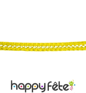 Guirlande plume jaune