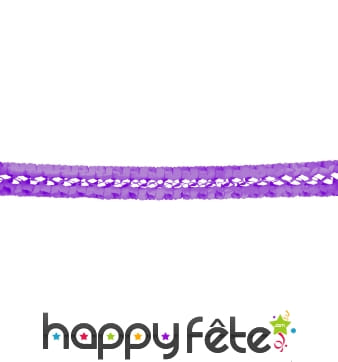 Guirlande plume lavande