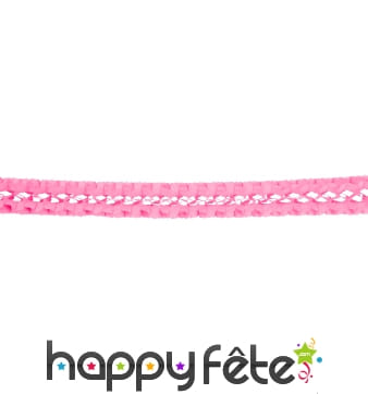 Guirlande plume rose