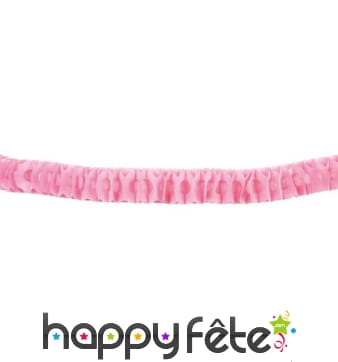 Guirlande rose de 4m