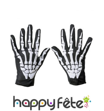Gants squelettes