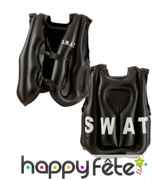 Gilet SWAT gonflable taille adulte