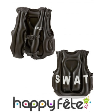Gilet SWAT gonflable taille enfant
