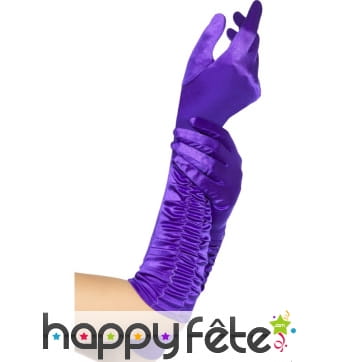 Gants tentatrice violet