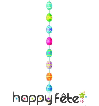 Guirlande verticale d'oeufs de Pâques