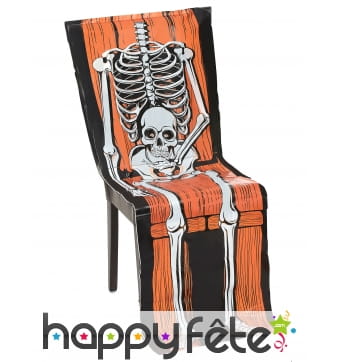 Housse chaise corps de squelette