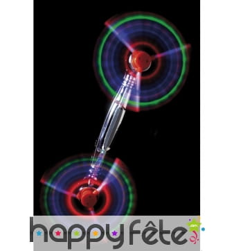 Hélicoptère double hélice lumineux