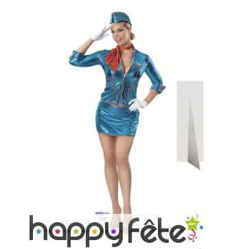 Hôtesse de l'air taille réelle en carton plat