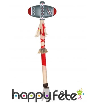 Hache indienne déco ethnique double tranchant 45cm