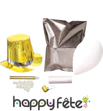 Hologramme or avec sachet argent pour homme