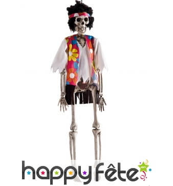 Hippie squelette à suspendre, 40cm