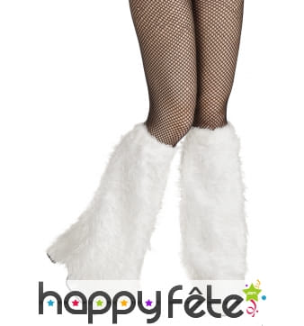 Jambière à poils blancs