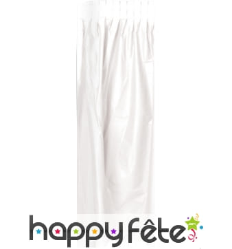 Jupe de table blanche