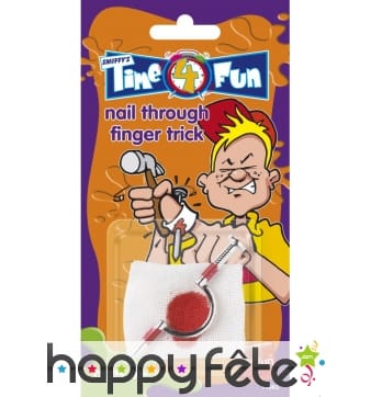 Kit clou dans le doigt