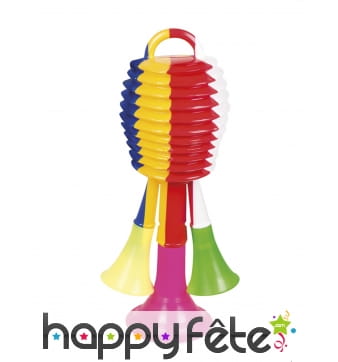 Klaxon coloré de clown, 32cm