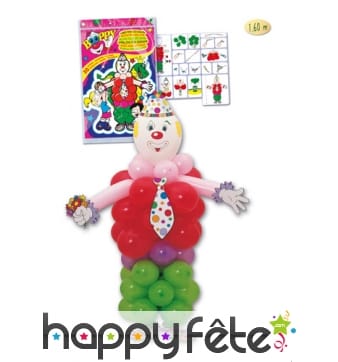 Kit de ballons pour créer un bonhomme géant