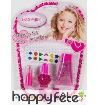 Kit de maquillage fashion pour petite fille