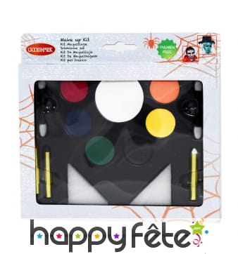 Kit de maquillage pour Halloween, luxe
