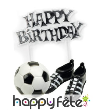 Kit décoratif pour gâteau thème football
