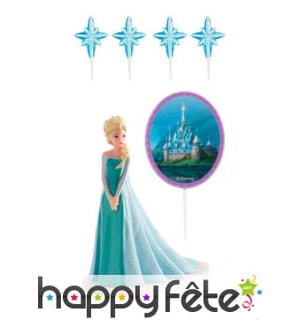 Kit Elsa de décorations de gâteaux