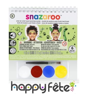 Kit maquillage mixte avec livret, Snazaroo