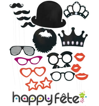 Kit photobooth style anglais et fantaisie