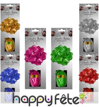 Kit ruban bolduc et noeud