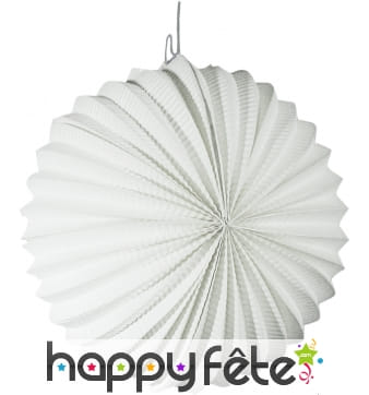 Lampion ballon blanc