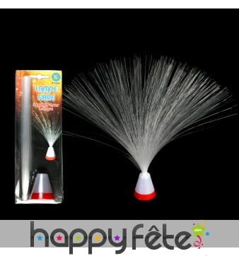 Lampe bouquet de fibre optique