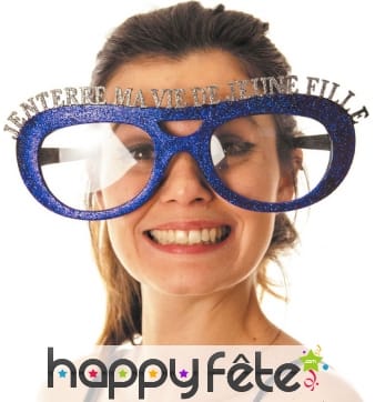 Lunettes bleues j'enterre ma vie de jeune fille