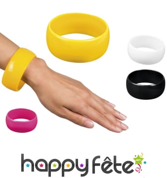 Large bracelet uni années 80