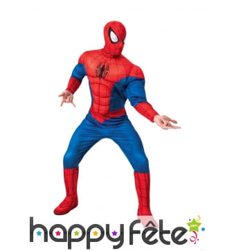 Luxueux costume de Spiderman pour adulte