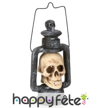 Lanterne crâne lumineux de 35 cm