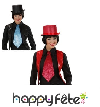 Large cravatte pailletée