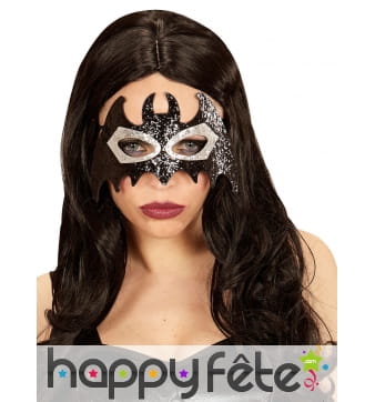 Loup chauve souris pailletée