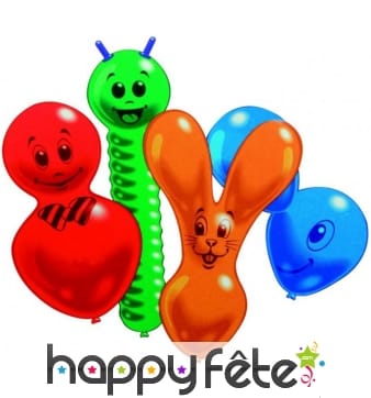 Lot de 10 ballons en forme d'animaux