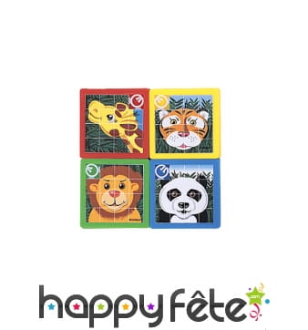 Lot de 10 petits Puzzles Animaux