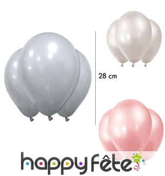 Lot de 12 Ballons en latex, 28 cm