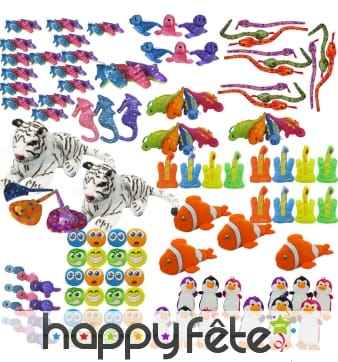 Lot de 150 peluches assorties