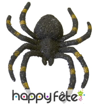 Lot de 2 araignées à pattes jaune et noire