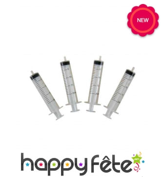 Lot de 4 seringues