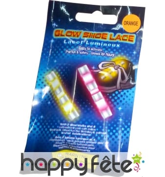 Lacets de chaussures lumineux